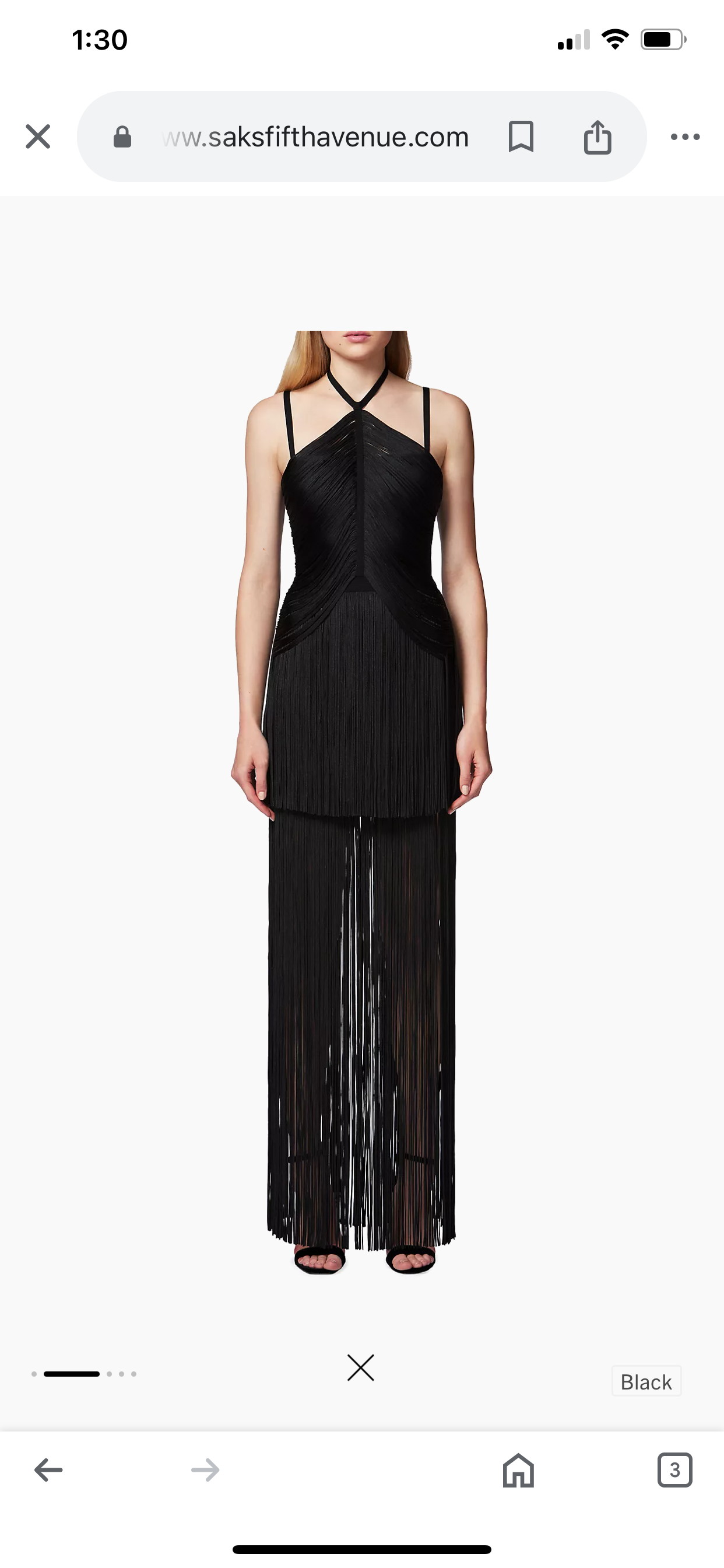 Fringe Bandage Maxi Dress