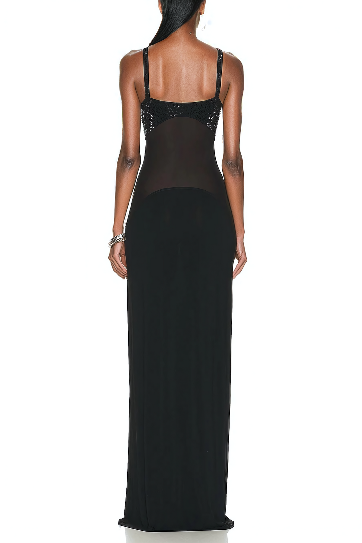 Mesh Maxi Sleeveless Dress