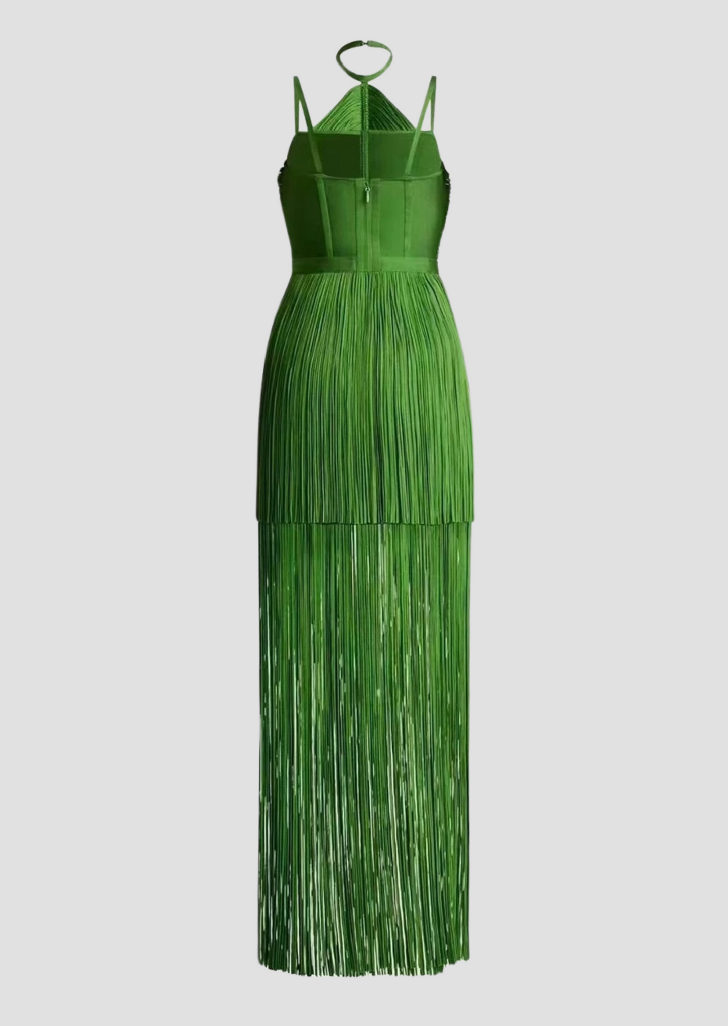 Fringe Bandage Maxi Dress