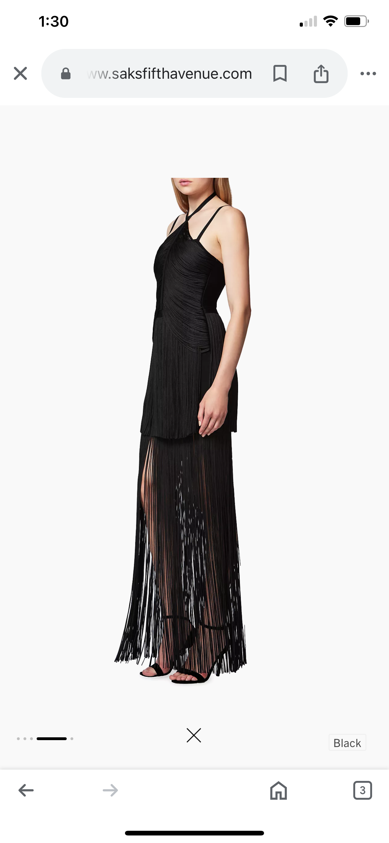 Fringe Bandage Maxi Dress