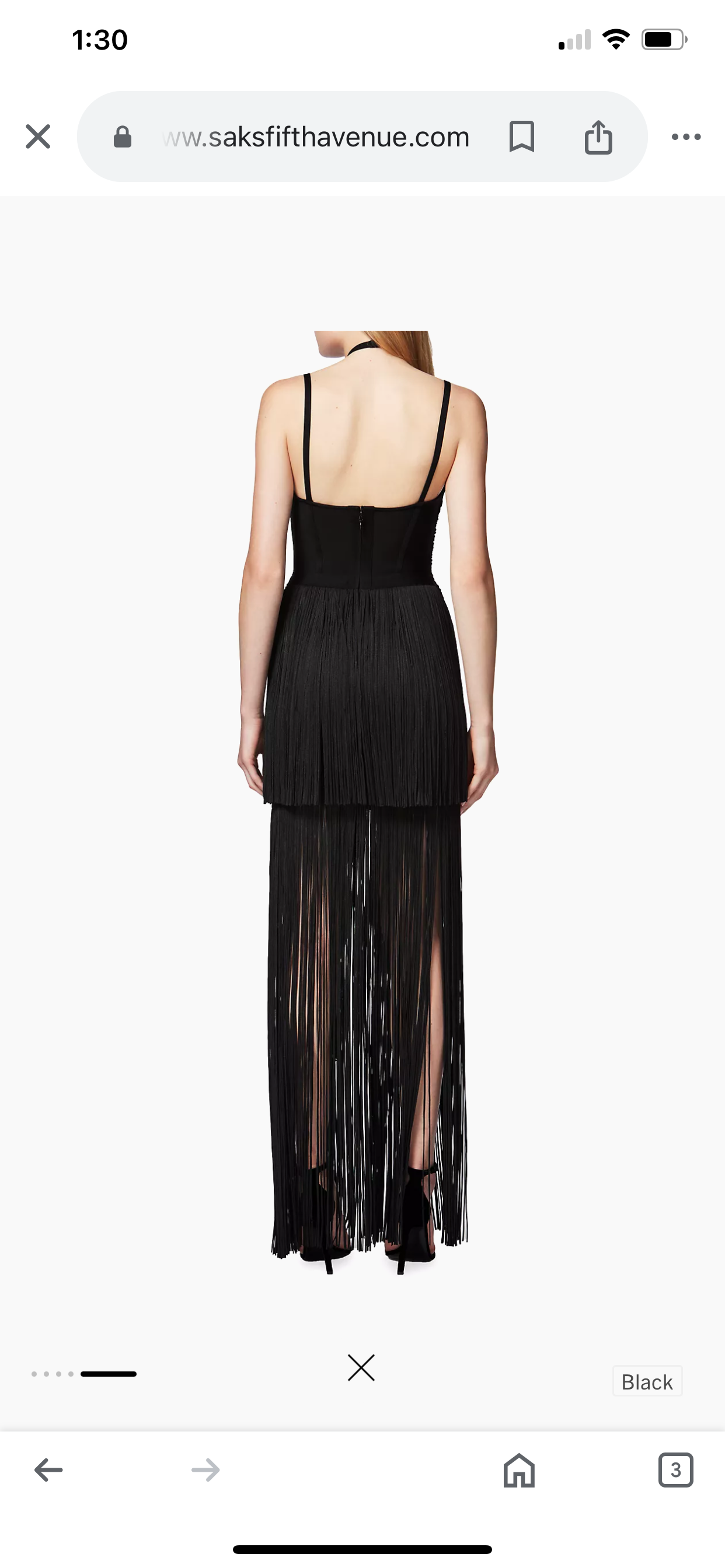 Fringe Bandage Maxi Dress